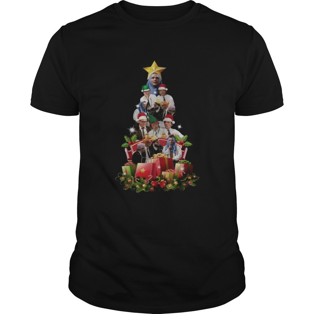 Bottom Richie And Eddie Christmas Tree Shirt